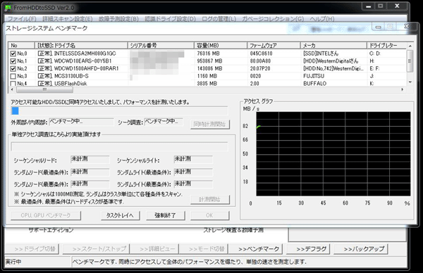 �x���`�}�[�N �����v�� HDD/SSD �X�L������