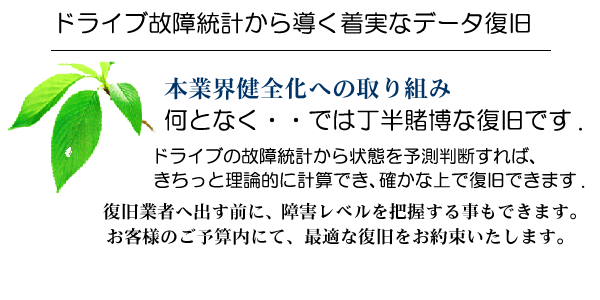 ドライブ故障統計